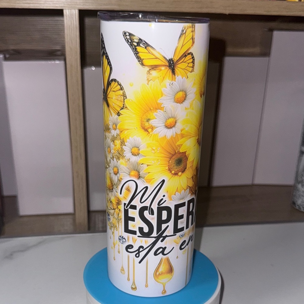 20oz Spanish Bible Tumbler “Mi Esperanza está en Jesus”